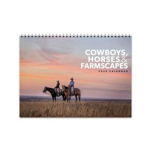 Cover of the 2024 Cowboys, Horses and Farmscapes calendar